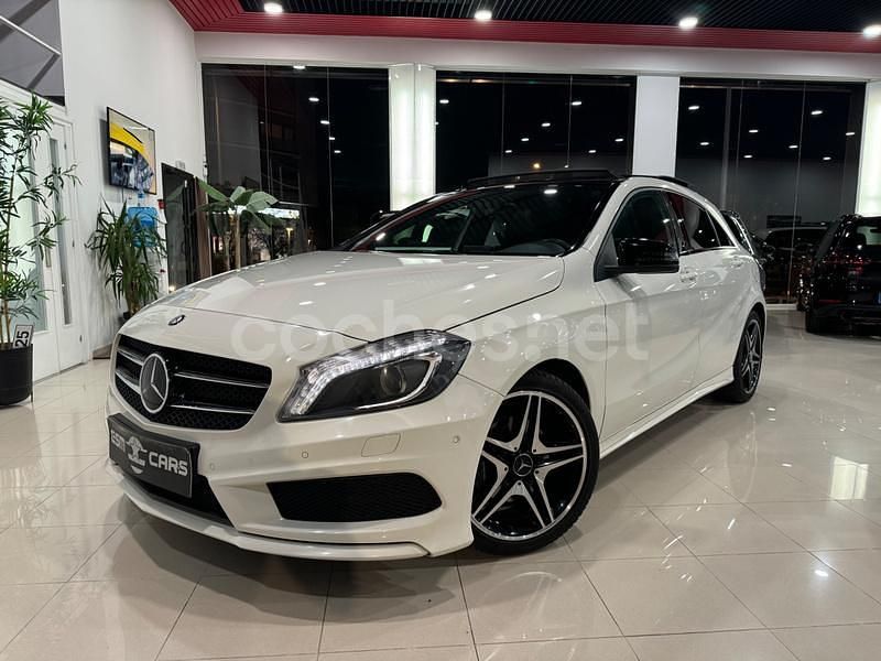 Usado Mercedes A200 AMG line 156 CV (114 kW) 2013 Blanco Berlina
