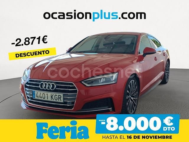 Rojo Usado 2018 Audi A5 Sportback Sport Utilitario | 27.190 € (Precio justo) - Imagen 1/4