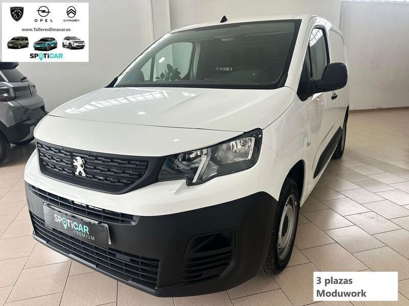Blanco Usado 2021 Peugeot Partner S Monovolumen | 9835 € (Buen precio) - Imagen 1/4
