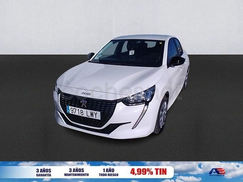 Usado Peugeot 208 Active 100 CV (73 kW) 2022 Blanco Utilitario