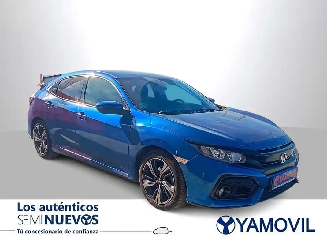 Usado Honda Civic Elegance 126 CV (92 kW) 2019 Azul Utilitario