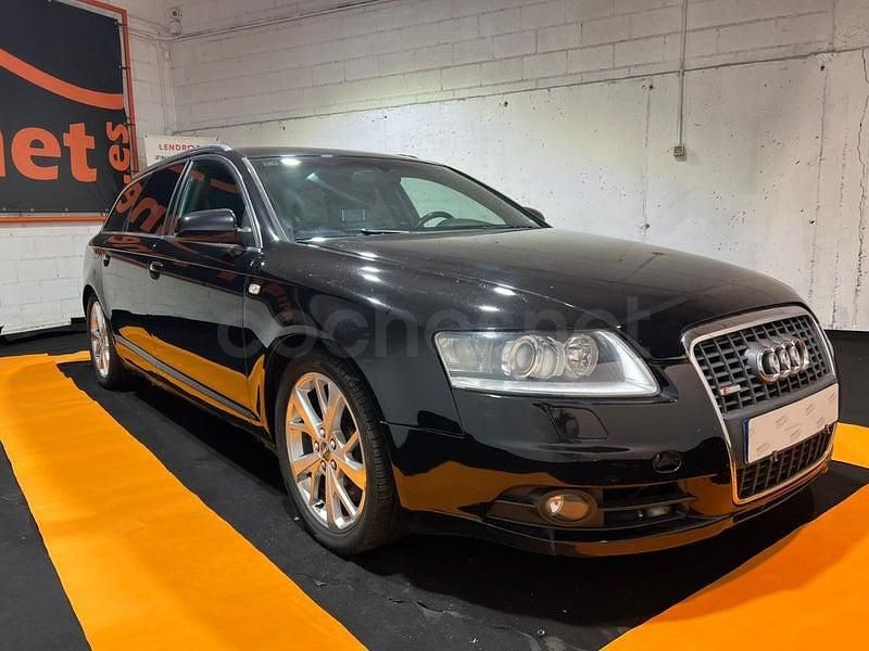 Usado Audi A6 S-Line 180 CV (132 kW) 2008 Negro Familiar