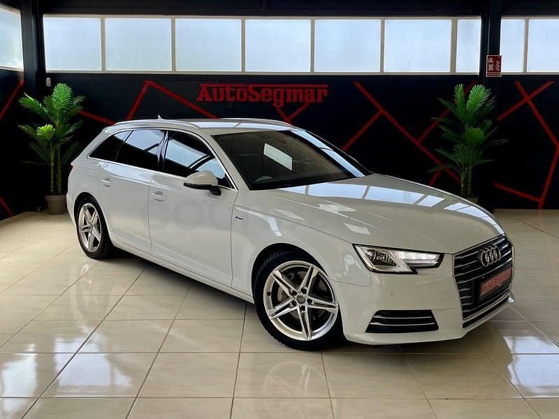Usado Audi A4 S-Line 190 CV (139 kW) 2017 Blanco Familiar