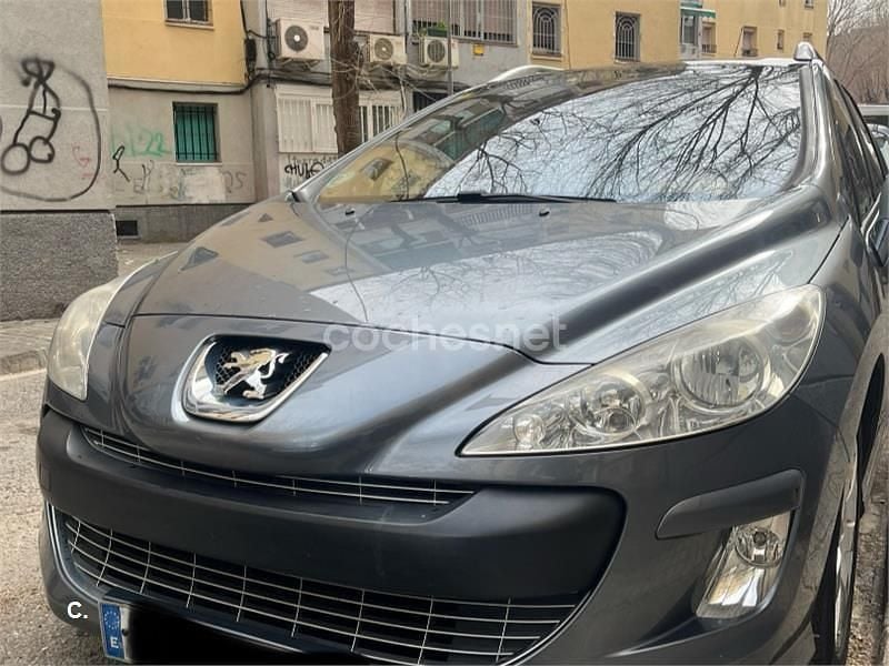Usado Peugeot 308 SW Sport 120 CV (88 kW) 2009 Gris / plata Familiar
