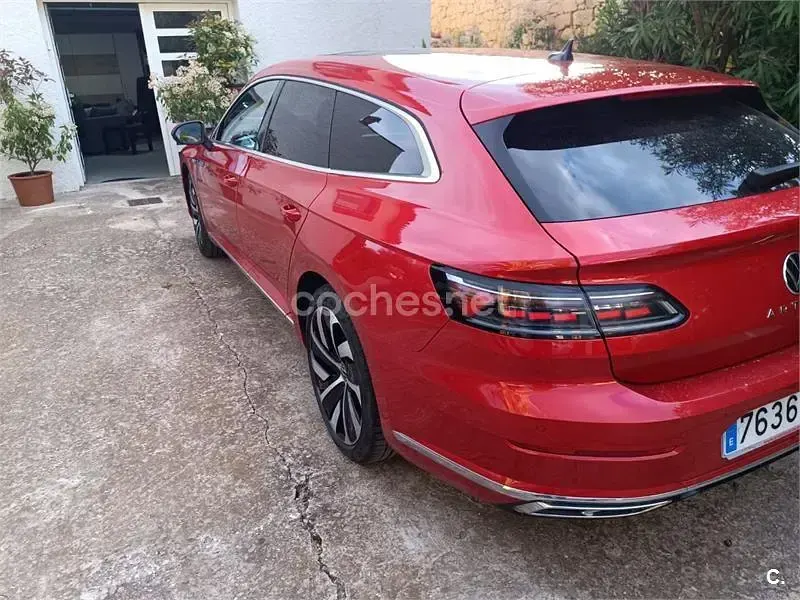 Usado VW Arteon R-line 218 CV (160 kW) 2021 Rojo Familiar