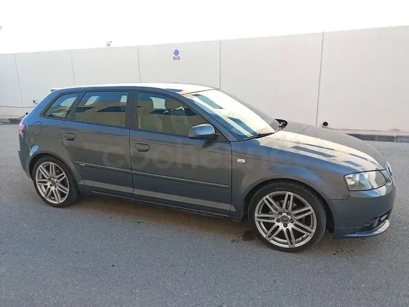 Usado Audi A3 S-Line 140 CV (102 kW) 2008 Gris / plata Utilitario