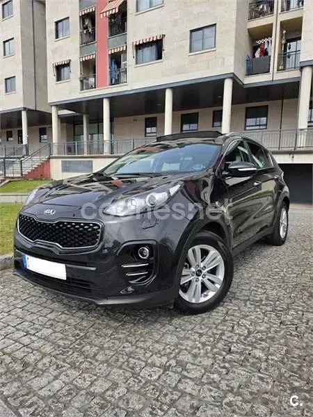 Usado Kia Sportage 115 CV (84 kW) 2017 Negro SUV