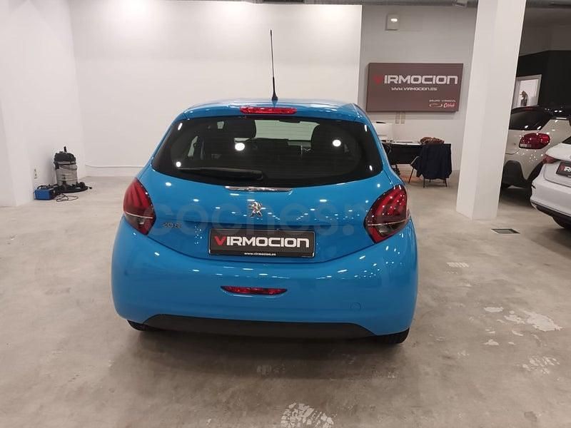 Usado Peugeot 208 Active 99 CV (72 kW) 2019 Azul Utilitario