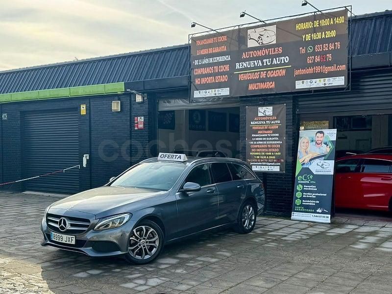 Usado Mercedes C220 170 CV (125 kW) 2017 Gris / plata Familiar
