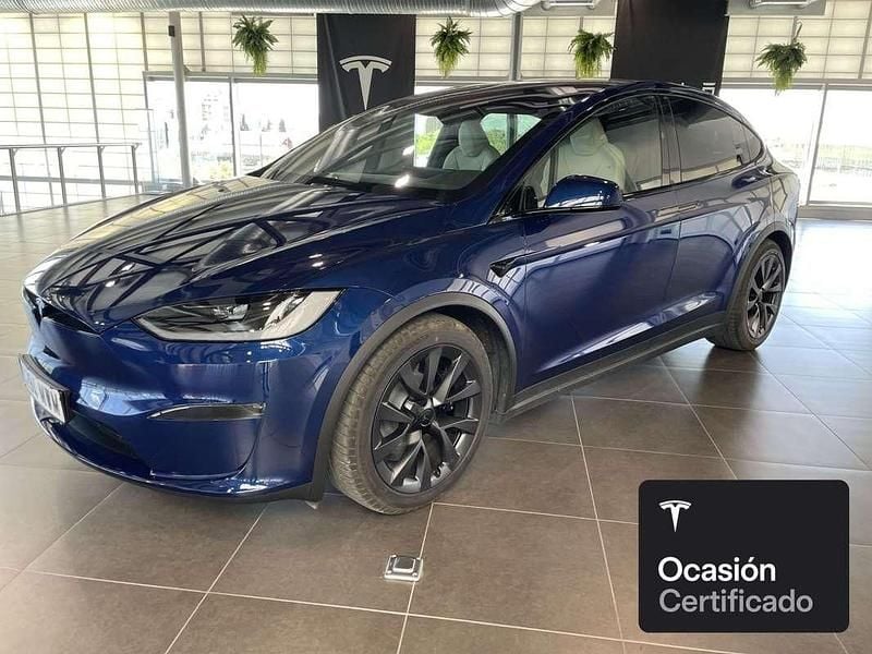 Azul Usado 2024 Tesla Model X Long Range AWD SUV | 75.800 € - Imagen 1/4