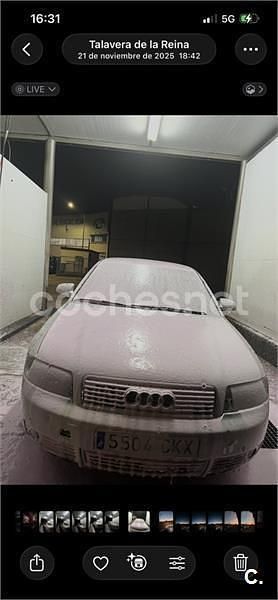 Usado Audi A4 130 CV (95 kW) 2003 Gris / plata Berlina