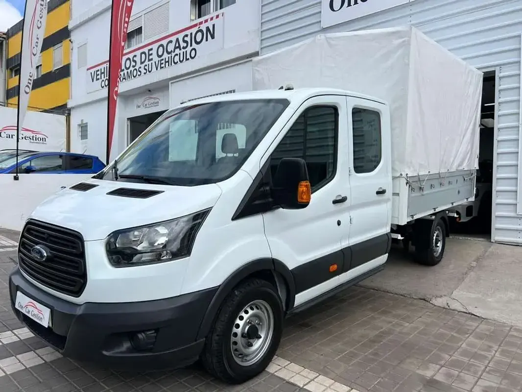Usado Ford Transit Ambiente 170 CV (125 kW) 2018 Blanco Van