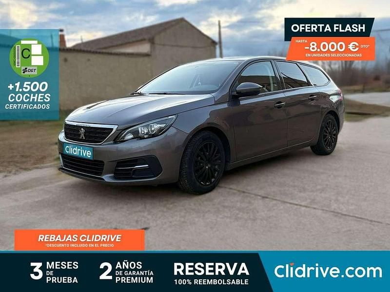 Gris Usado 2019 Peugeot 308 Style Familiar | 6390 € (Super precio) - Imagen 1/3
