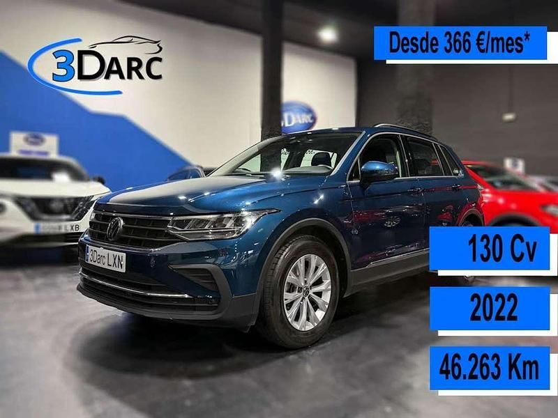 Gris Usado 2022 VW Tiguan Life SUV | 22.545 € (Super precio) - Imagen 1/4