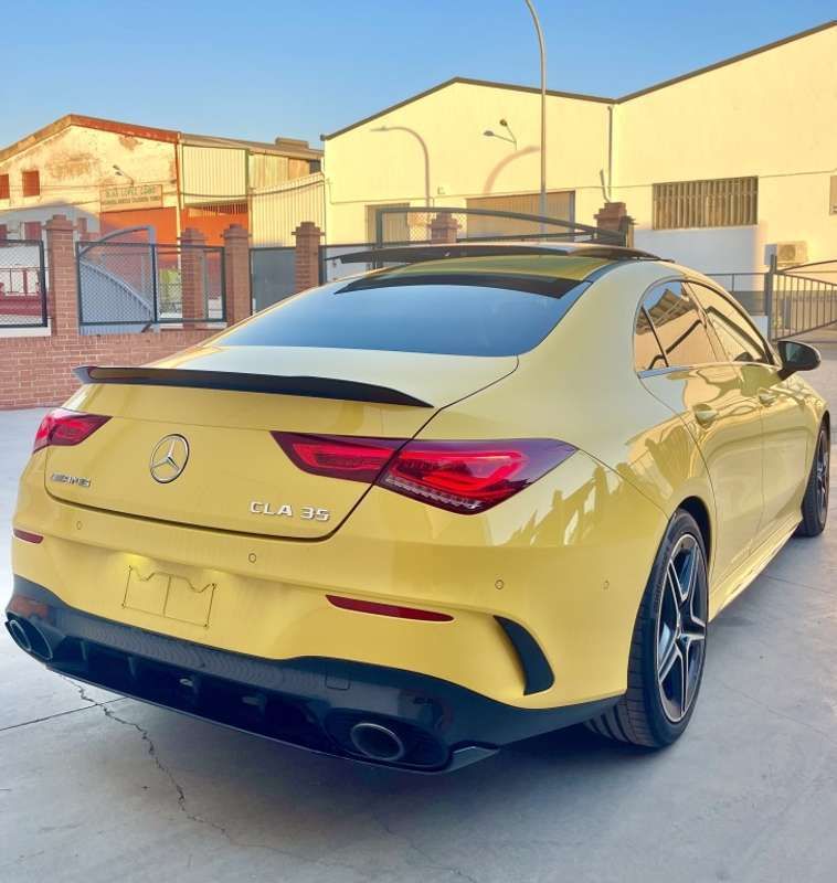 Usado Mercedes CLA35 AMG AMG 306 CV (225 kW) 2020 Amarillo Coupe