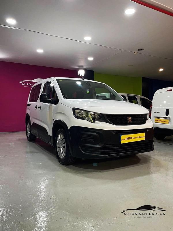 Blanco Usado 2021 Peugeot Rifter Active Monovolumen | 13.500 € (Precio justo) - Imagen 1/4