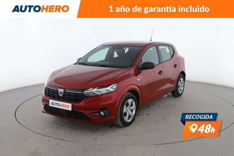 Amarillo Usado 2021 Dacia Sandero Essentiel Utilitario | 11.142 € (Precio justo) - Imagen 1/3