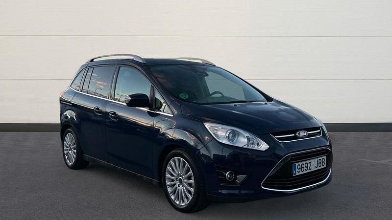 Azul Usado 2014 Ford Grand C-Max Titanium Monovolumen | 8900 € (Precio justo) - Imagen 1/4