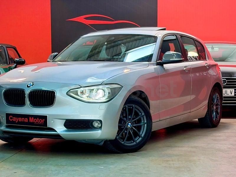 Usado BMW 118 Sport Line 143 CV (105 kW) 2014 Gris / plata Utilitario
