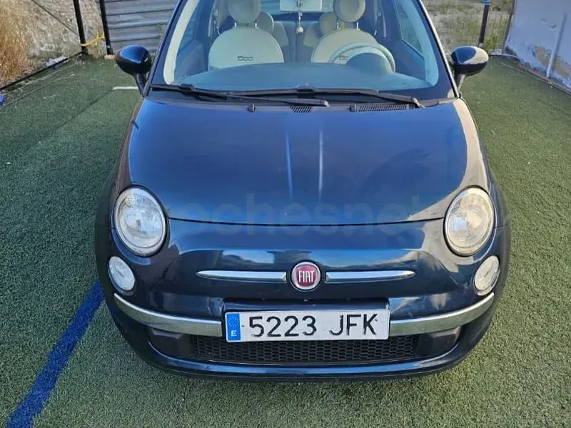 Usado Fiat 500 Lounge 69 CV (50 kW) 2015 Azul Berlina