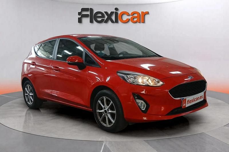 Rojo Usado 2019 Ford Fiesta Trend+ Utilitario | 9490 € (Buen precio) - Imagen 1/4