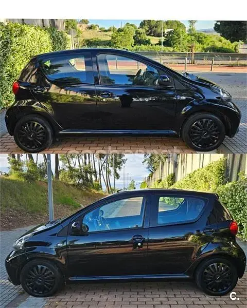 Begagnad Toyota Aygo 68 HK (50 kW) 2008 Svart Halvkombi