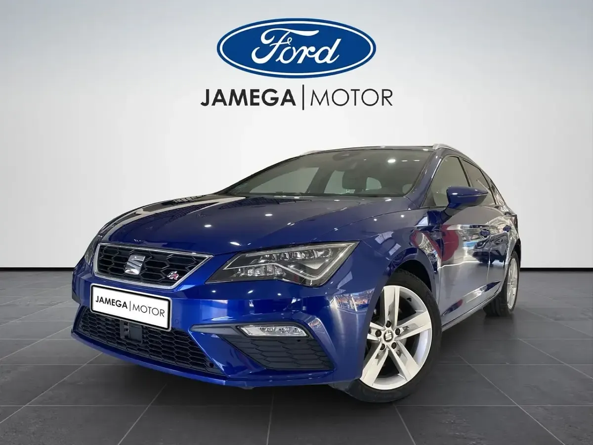 Brugt Seat Leon ST FR 150 HK (110 kW) 2020 Blå Stationcar