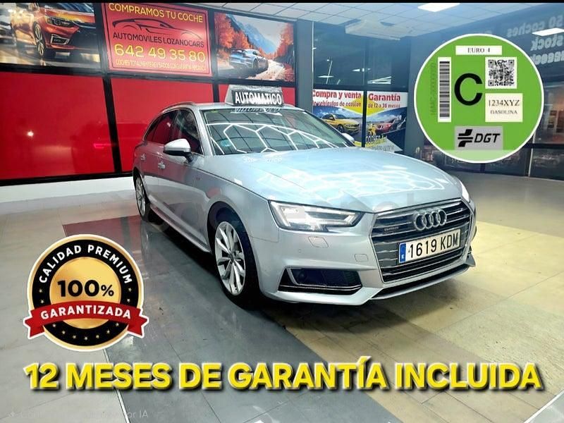 Usado Audi A4 S-Line 190 CV (139 kW) 2018 Gris / plata Familiar