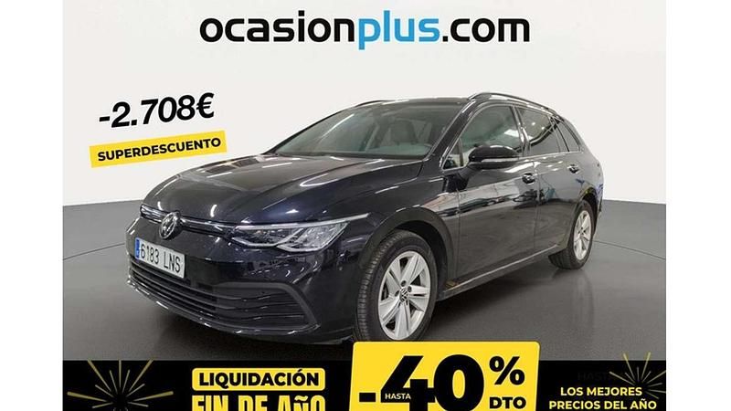 Negro Usado 2021 VW Golf VIII Life Familiar | 19.082 € (Buen precio) - Imagen 1/4