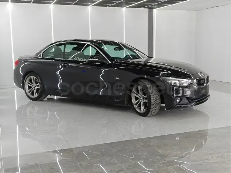 Usado BMW 420 Cabriolet M Performance 184 CV (135 kW) 2018 Negro Descapotable
