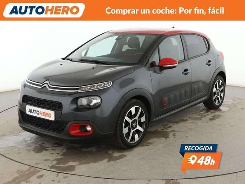Usado Citroën C3 Shine 100 CV (73 kW) 2017 Negro Utilitario