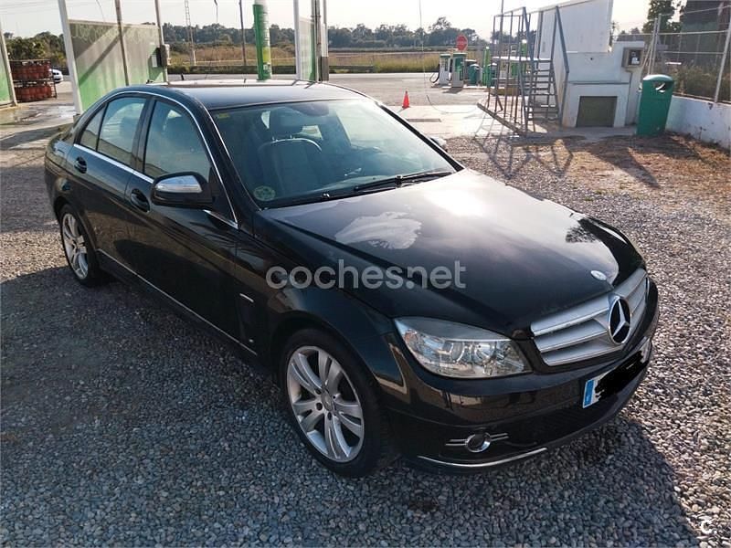 Usado Mercedes C220 Avantgarde 150 CV (110 kW) 2007 Negro Berlina