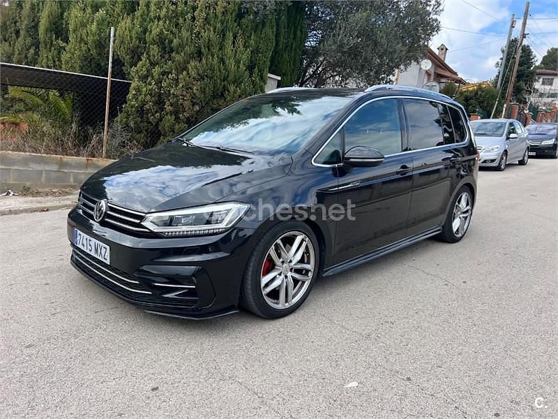 Usado VW Touran Sportline 190 CV (139 kW) 2019 Azul Monovolumen