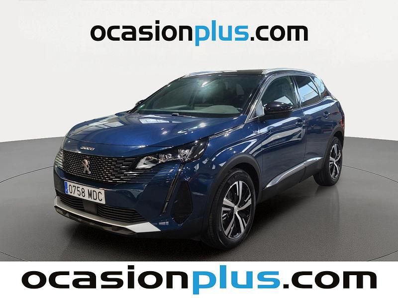 Usado Peugeot 3008 GT 130 CV (95 kW) 2022 Azul SUV