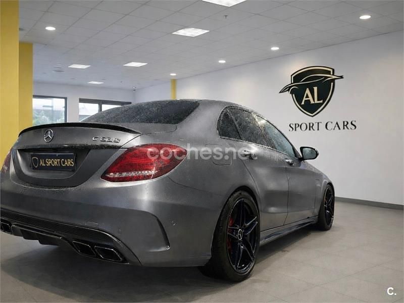 Usado Mercedes C63S AMG 510 CV (375 kW) 2017 Gris / plata Berlina