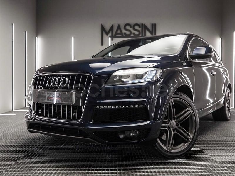 Usado Audi Q7 Ambition 340 CV (250 kW) 2013 Azul SUV