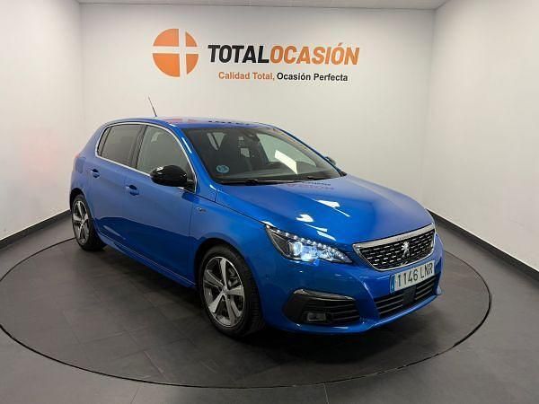 Azul Usado 2021 Peugeot 308 GT Berlina | 19.990 € (Caro) - Imagen 1/4