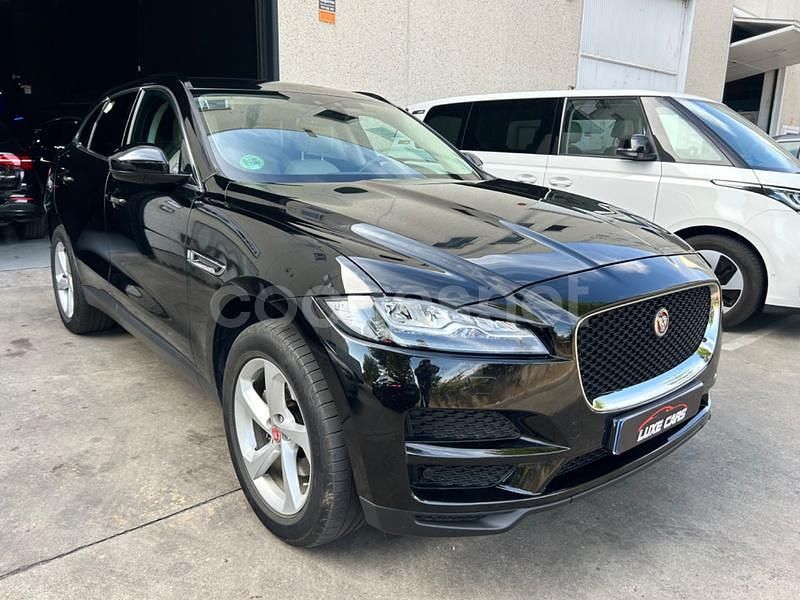 Negro Usado 2020 Jaguar F-Pace Prestige SUV | 27.500 € (Precio justo) - Imagen 1/4