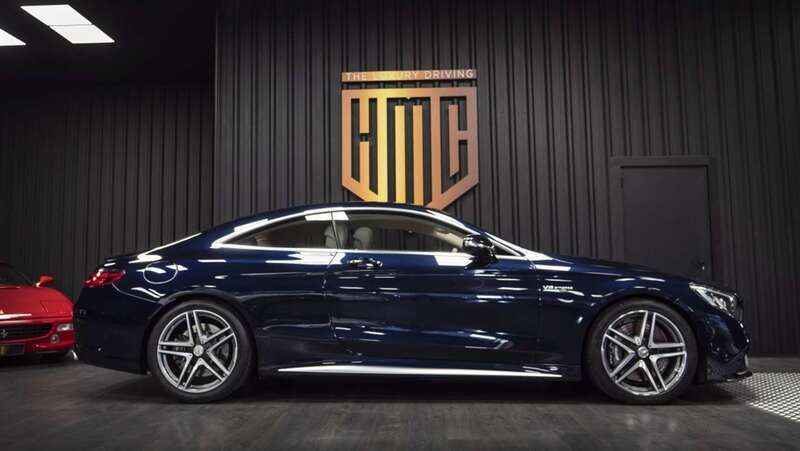 Usado Mercedes S63 AMG AMG 585 CV (430 kW) 2015 Azul Berlina