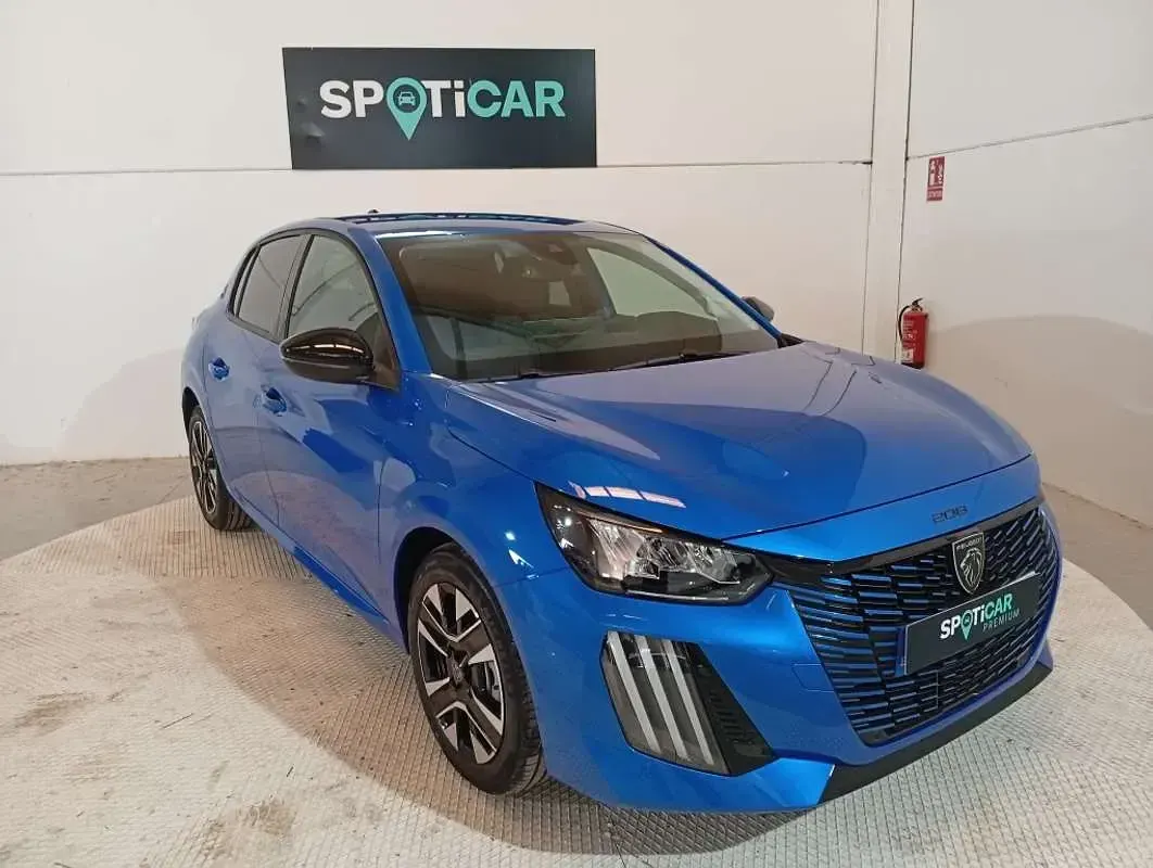 Nuevo Peugeot 208 Allure 102 CV (75 kW) 2025 Azul Utilitario