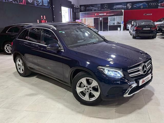 Usado Mercedes GLC220 170 CV (125 kW) 2018 Azul SUV