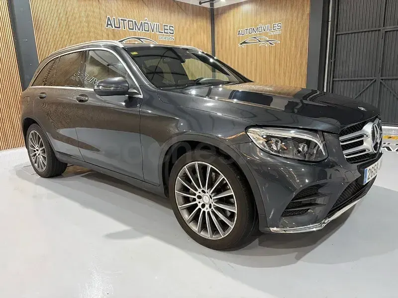 Usado Mercedes GLC220 170 CV (125 kW) 2017 Gris / plata SUV