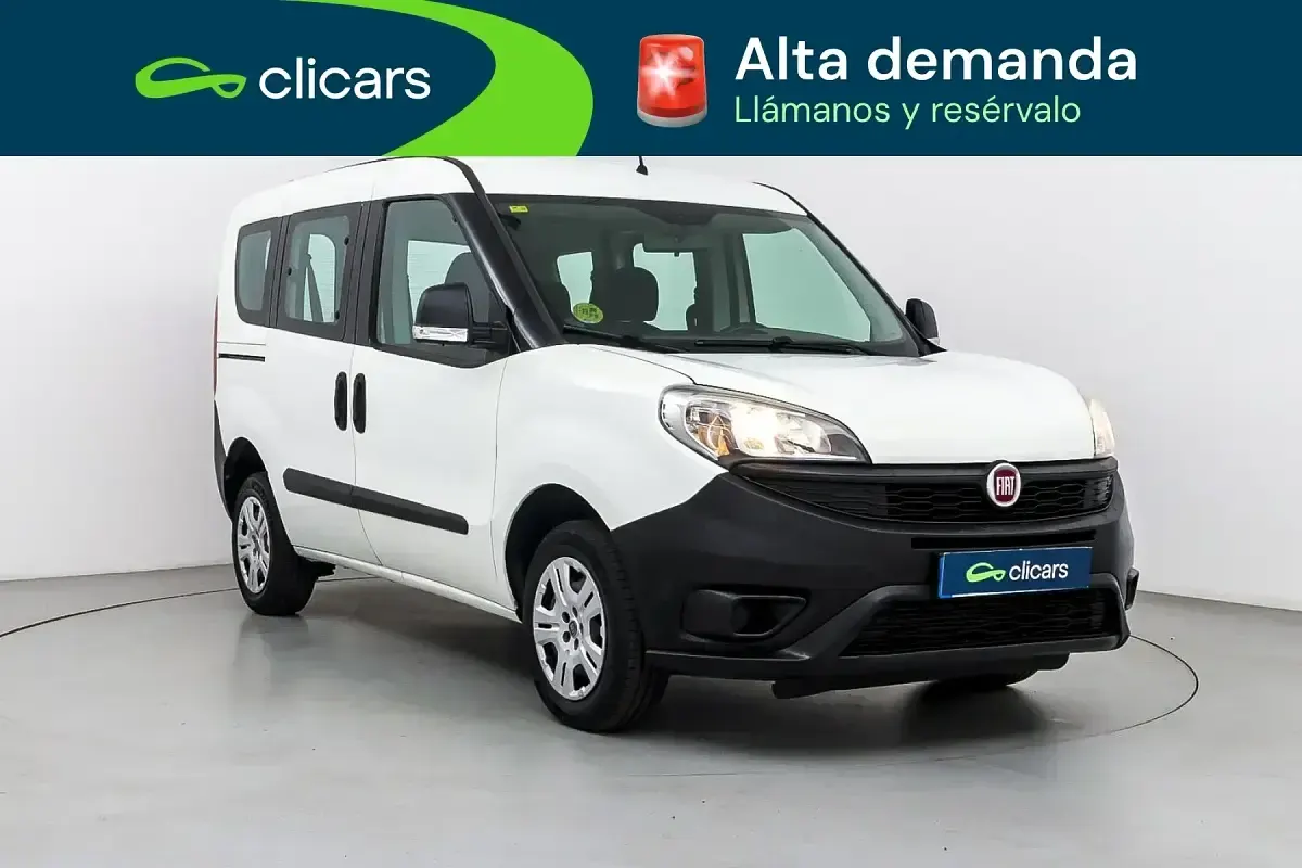 Usado Fiat Doblò Pop 90 CV (66 kW) 2016 Blanco Monovolumen