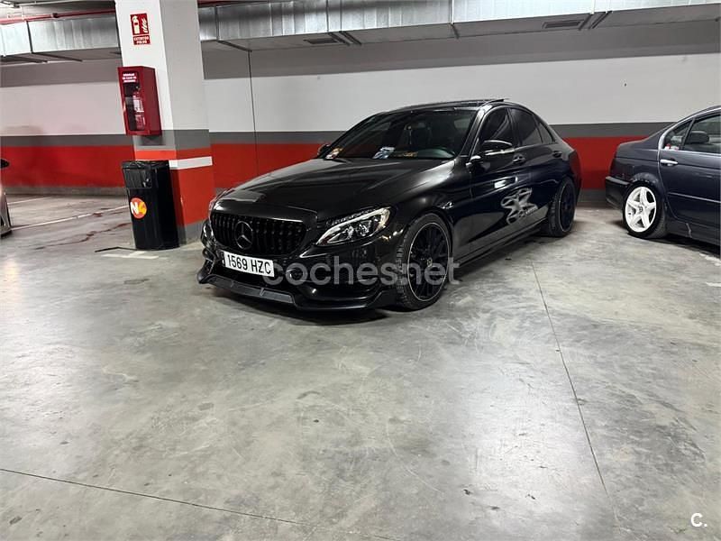 Usado Mercedes C220 170 CV (125 kW) 2015 Negro Berlina