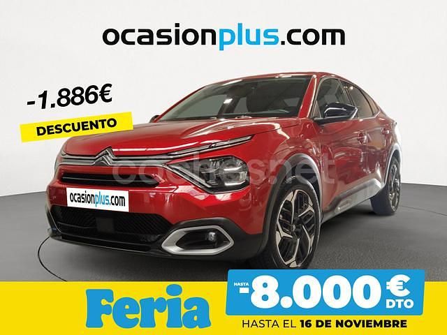 Rojo Usado 2023 Citroën C4 X PureTech SUV | 18.550 € - Imagen 1/4