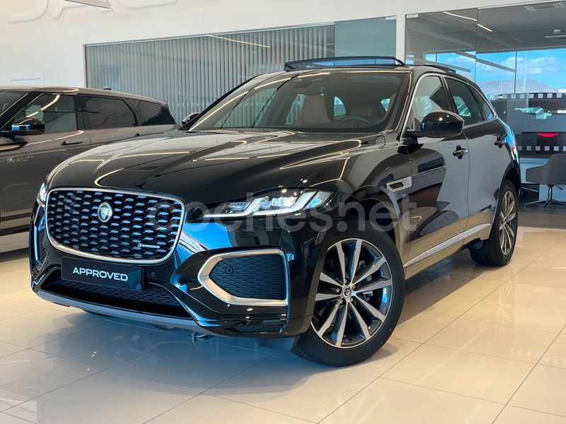 Santorini black Usado 2024 Jaguar F-Pace R-Dynamic SUV | 59.900 € (Caro) - Imagen 1/4
