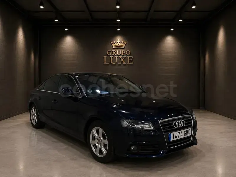 Usado Audi A4 143 CV (105 kW) 2009 Azul Berlina