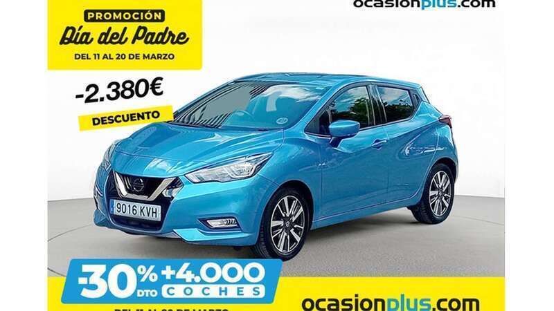 Azul Usado 2019 Nissan Micra N-Connecta Utilitario | 11.410 € (Precio justo) - Imagen 1/4