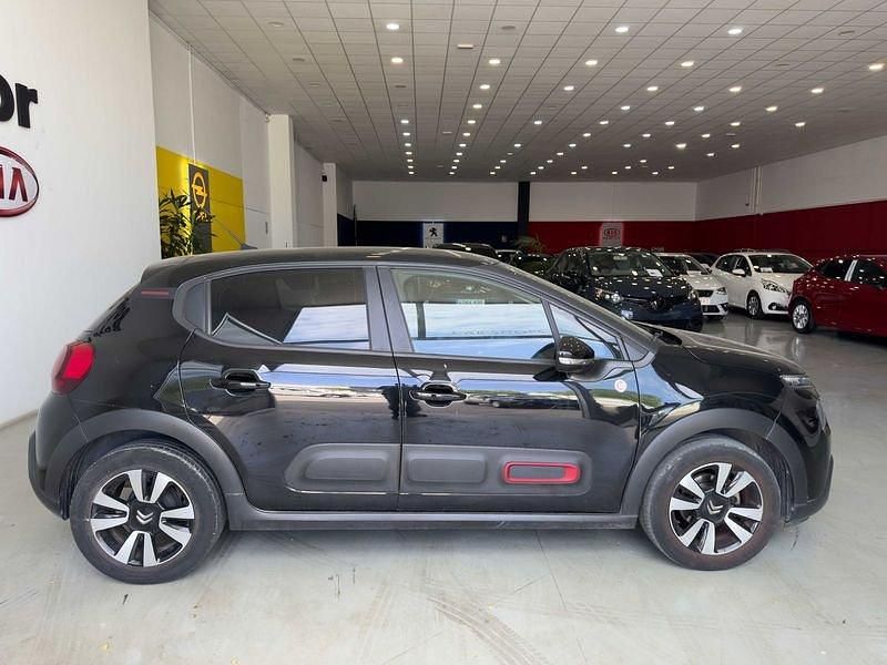 Usado Citroën C3 PureTech 82 CV (60 kW) 2021 Negro Utilitario