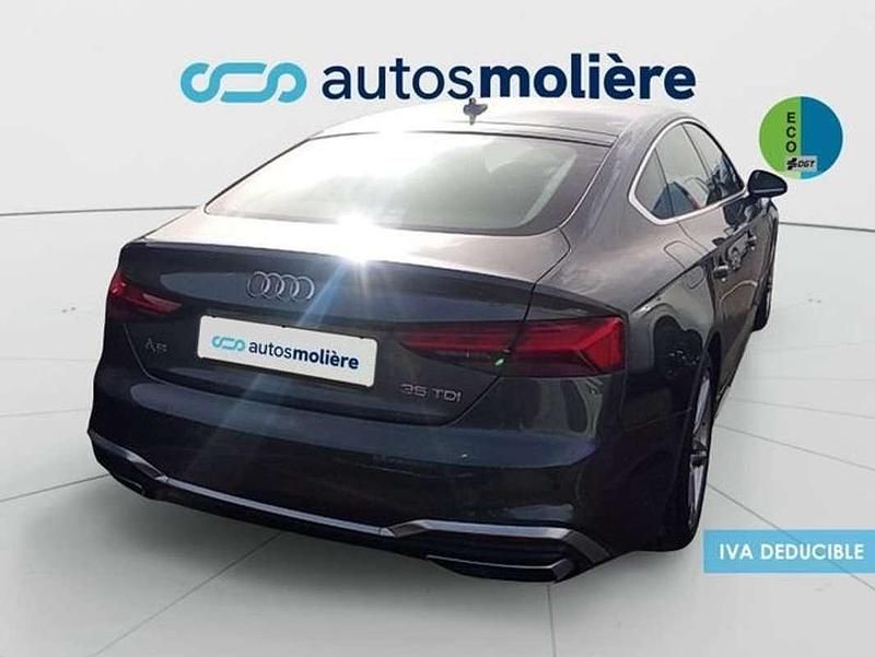 Usado Audi A5 S-Line 163 CV (119 kW) 2020 Gris Coupe